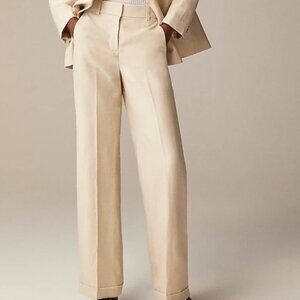 J. Crew Linen Tropical Weight Linen /Wool Blend Alexander Pant Size 2 NWT